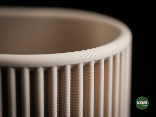 Nisa — Pot décoratif texturé — visuel du créateur — designed by h3li0