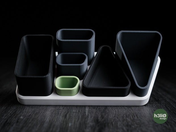 Prism — Organiseur de bureau modulaire — visuel du créateur — designed by h3li0