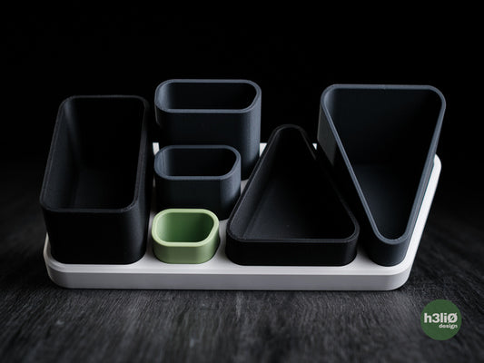 Prism — Organiseur de bureau modulaire — visuel du créateur — designed by h3li0