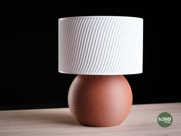 Sines — Pièces imprimées pour luminaire de bureau — visuel du créateur — designed by h3li0