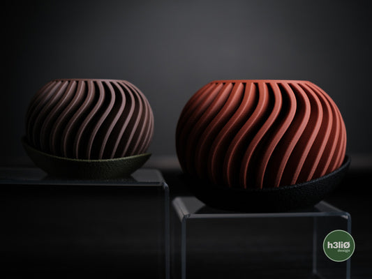 Surge — Pot à soucoupe enveloppante — visuel du créateur — designed by h3li0