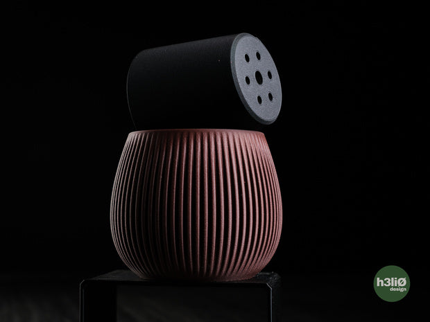 Tunes — Pot avec réserve d’écoulement — visuel du créateur — designed by h3li0