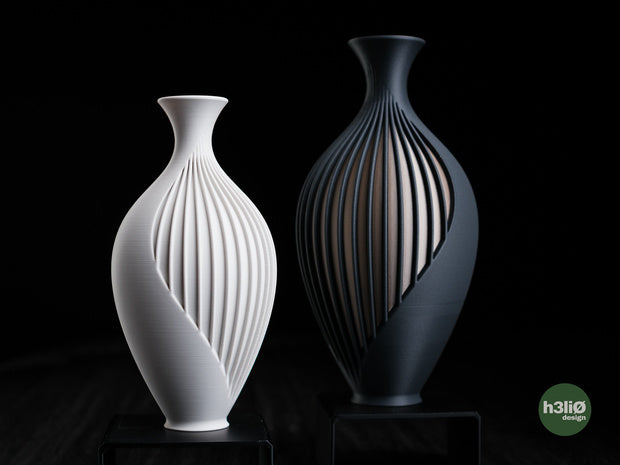 Wisp — Vase décoratif nervuré — visuel du créateur — designed by h3li0