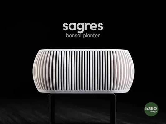 Sagres — Pot pour bonsaï avec insert — visuel du créateur — designed by h3li0