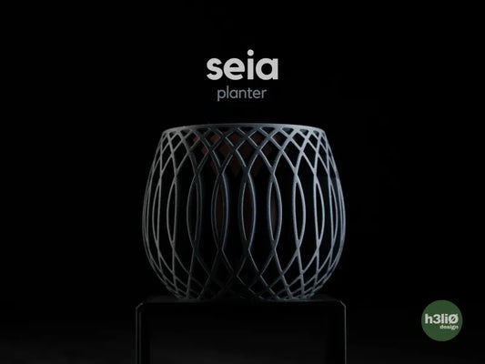 Seia — Pot en treillis avec insert — visuel du créateur — designed by h3li0