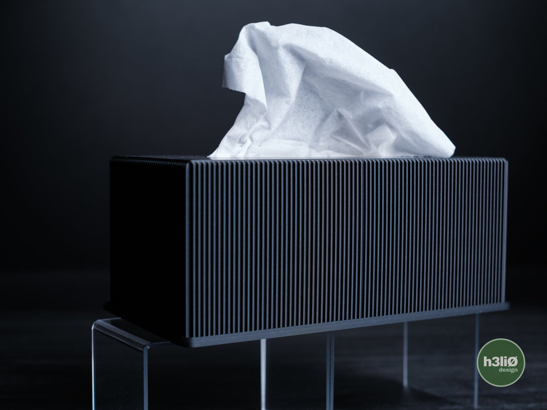 Tissue Box — Boîte décorative pour mouchoirs — visuel du créateur — designed by h3li0