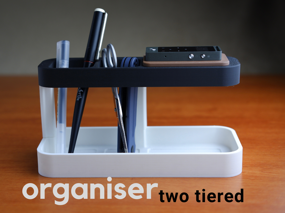 Two Tiered — Organiseur à deux niveaux — visuel du créateur — designed by h3li0