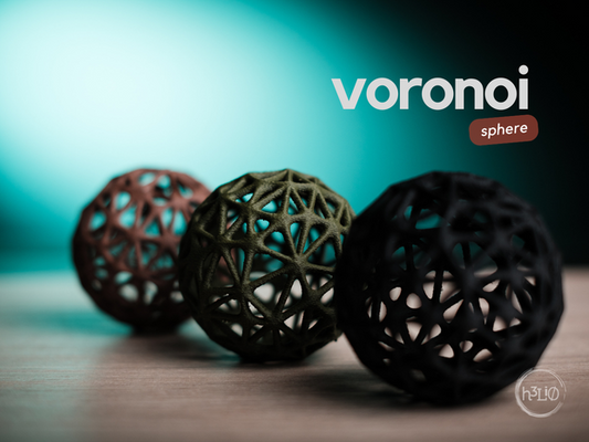 Voronoi — Sphère décorative — visuel du créateur — designed by h3li0