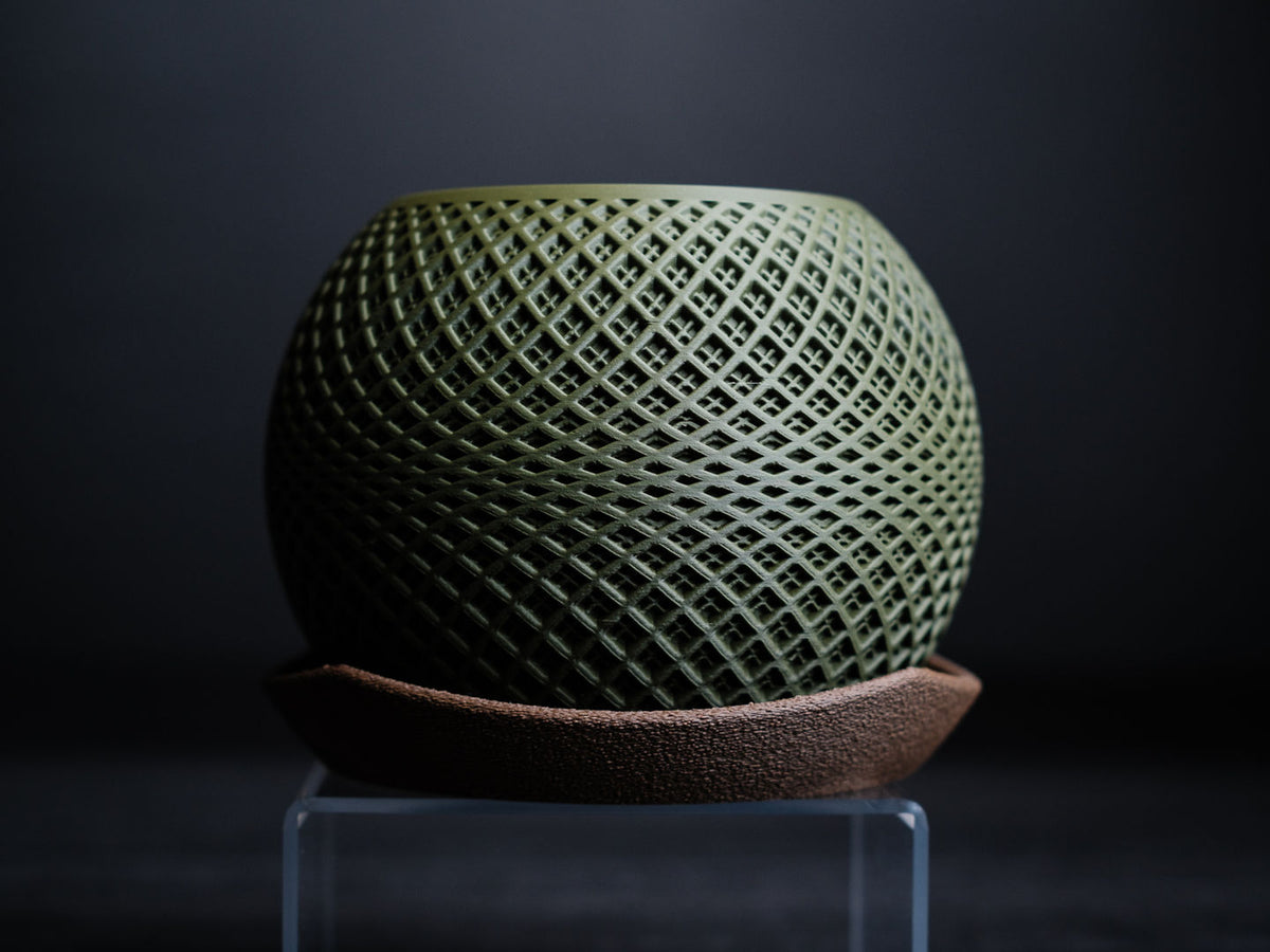 Pot Paragon et soucoupe — visuel du créateur — designed by h3li0