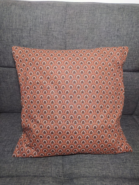 Housse de coussin - Motifs marron